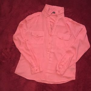 Cute Peach long sleeve shirt